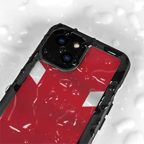 Russia Soccer Flag iPhone 15 Waterproof Case